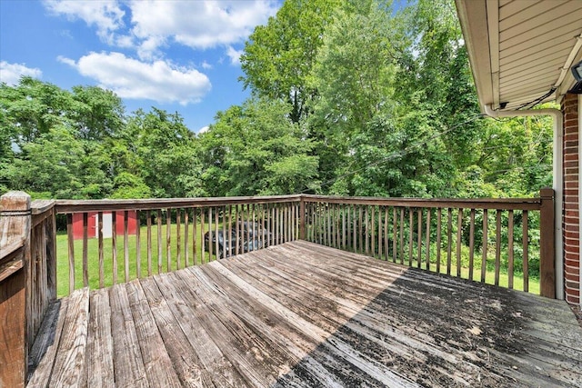3203 Bradshaw Rd, Salem, VA 24153 - wooden terrace with a lawn