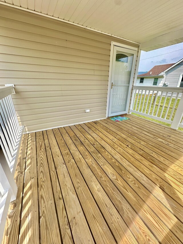 418 Marshall Ave, New Castle, VA 24127 - view of wooden terrace