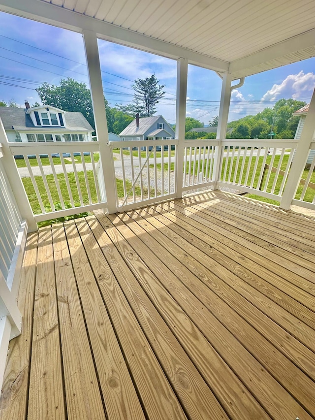 418 Marshall Ave, New Castle, VA 24127 - wooden terrace with a yard