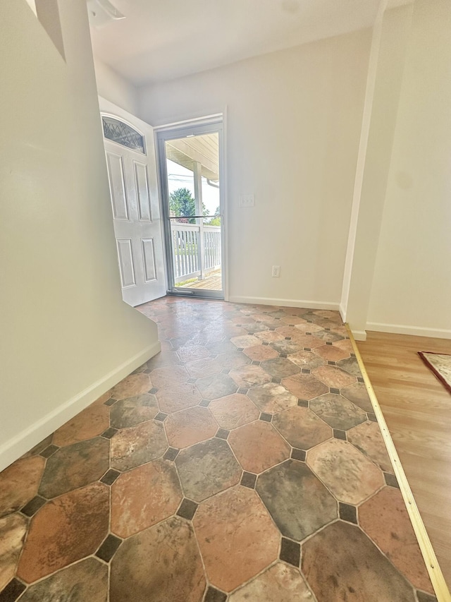 418 Marshall Ave, New Castle, VA 24127 - entryway featuring baseboards and stone finish flooring