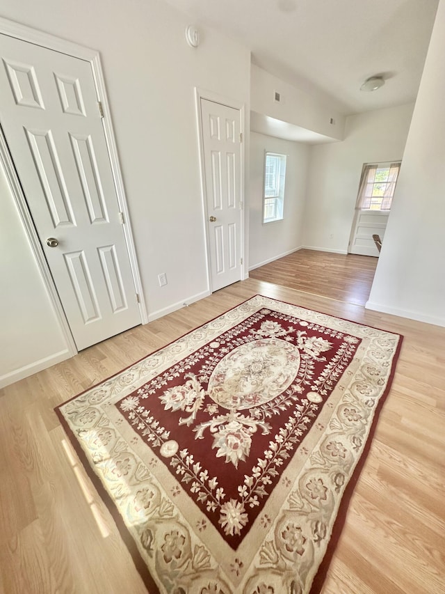 418 Marshall Ave, New Castle, VA 24127 - entryway with wood finished floors and baseboards