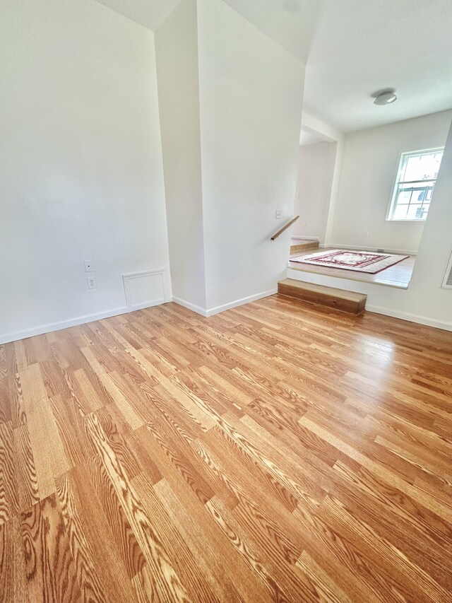 418 Marshall Ave, New Castle, VA 24127 - empty room featuring light wood-style flooring and baseboards
