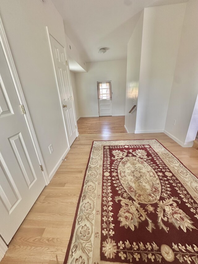 418 Marshall Ave, New Castle, VA 24127 - foyer with light wood-type flooring and baseboards