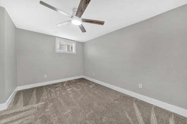 3631 Bower Rd, Roanoke, VA 24018 - empty room featuring carpet and ceiling fan