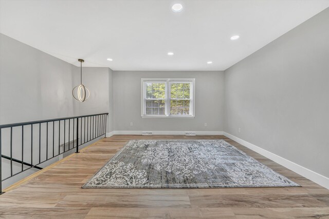 3631 Bower Rd, Roanoke, VA 24018 - unfurnished room featuring wood finished floors and recessed lighting