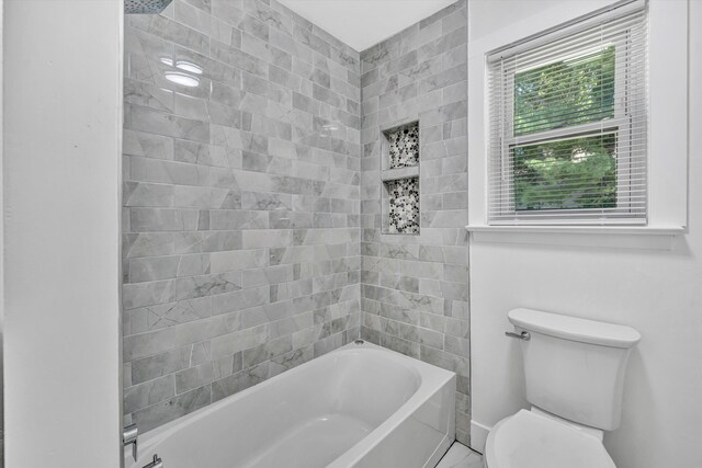 3631 Bower Rd, Roanoke, VA 24018 - bathroom with toilet and bathing tub / shower combination