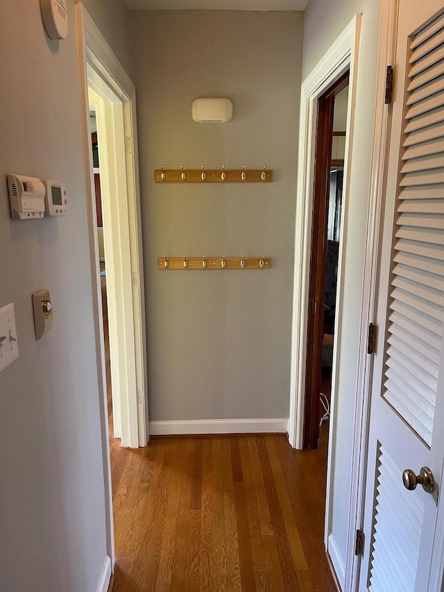 3210 Orchard Hill Rd SW, Roanoke, VA 24018 - hallway with wood finished floors and baseboards