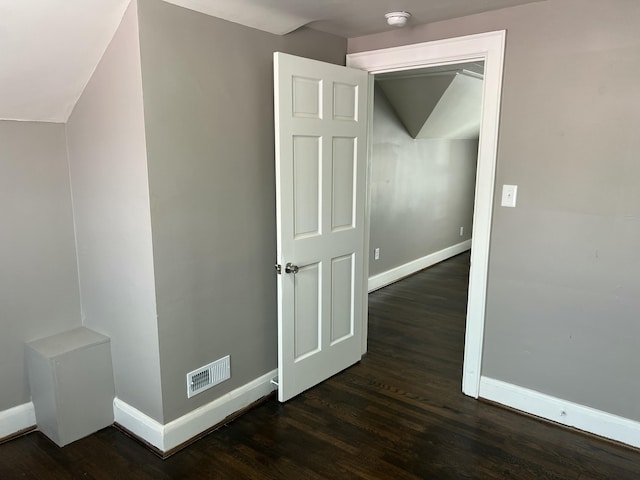 115 E Walnut St, Covington, VA 24426 - hallway with baseboards and dark wood finished floors