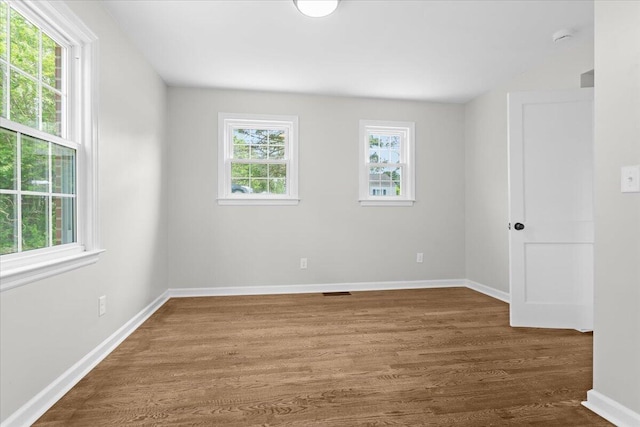 21 Upland Dr, Salem, VA 24153 - empty room featuring dark wood-type flooring and a smoke detector