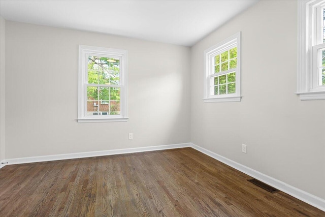 21 Upland Dr, Salem, VA 24153 - spare room with dark wood-type flooring