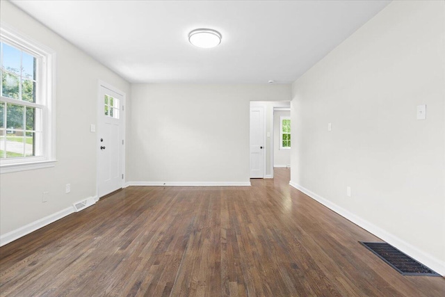 21 Upland Dr, Salem, VA 24153 - empty room with dark wood-type flooring and baseboards