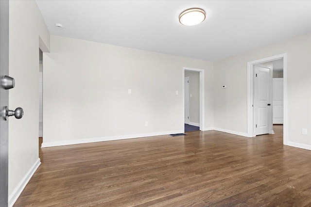 21 Upland Dr, Salem, VA 24153 - empty room featuring dark wood-style flooring and a smoke detector
