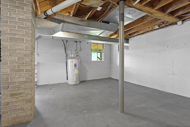 21 Upland Dr, Salem, VA 24153 - basement with electric water heater