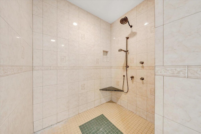 223 Moonriver Ln, Moneta, VA 24121 - bathroom with tiled shower