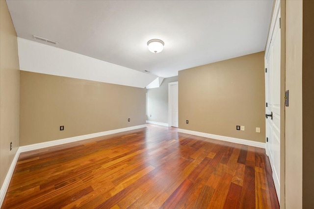 223 Moonriver Ln, Moneta, VA 24121 - additional living space featuring wood finished floors and vaulted ceiling