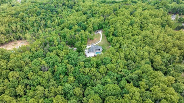 223 Moonriver Ln, Moneta, VA 24121 - aerial view of property and surrounding area featuring a forest