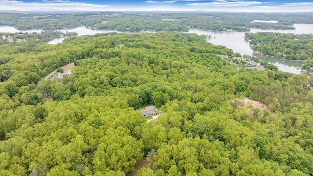 223 Moonriver Ln, Moneta, VA 24121 - drone / aerial view of a heavily wooded area and a nearby body of water