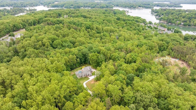 223 Moonriver Ln, Moneta, VA 24121 - bird's eye view of a forest and a nearby body of water