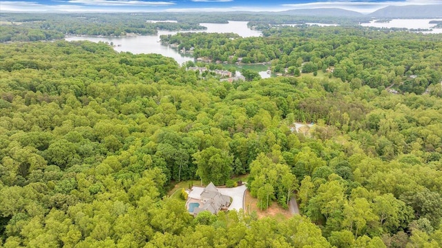223 Moonriver Ln, Moneta, VA 24121 - drone / aerial view of a heavily wooded area and a nearby body of water