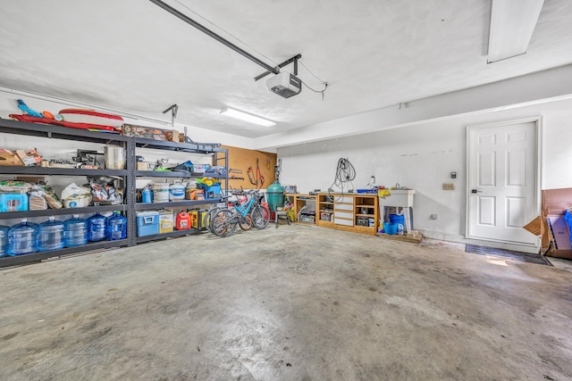 7102 Crown Rd, Roanoke, VA 24018 - garage featuring a garage door opener