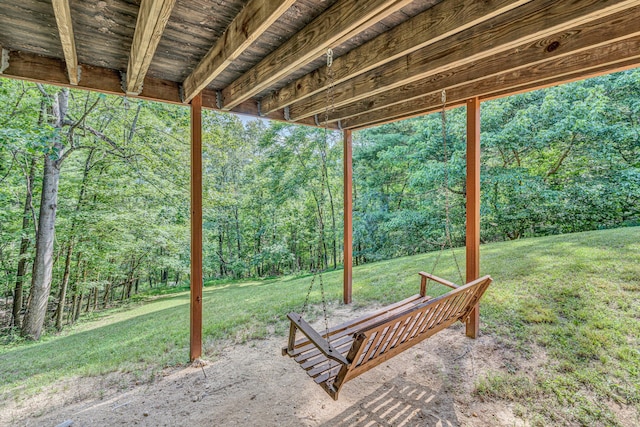 7102 Crown Rd, Roanoke, VA 24018 - view of green lawn featuring a view of trees