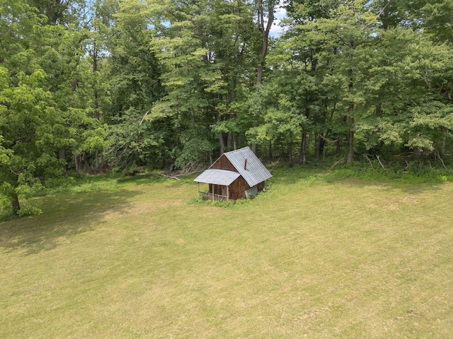 6000 Ferrum Mountain Rd, Callaway, VA 24067 - view of grassy yard featuring an outbuilding