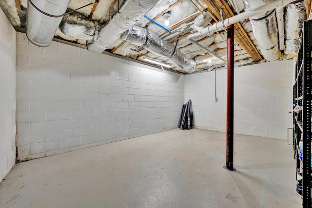 571 Cary Rd, Pilot, VA 24138 - view of unfinished basement