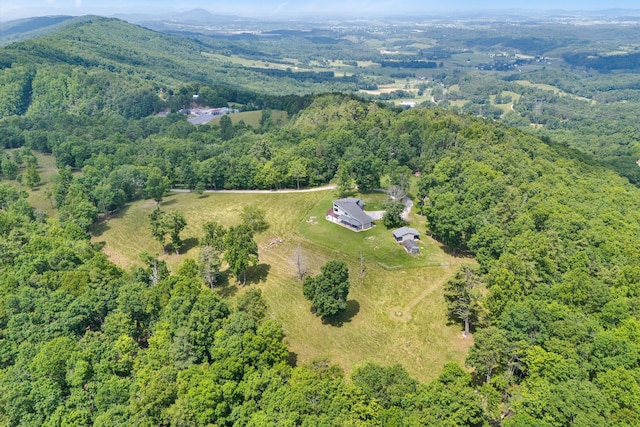 571 Cary Rd, Pilot, VA 24138 - aerial view of property's location featuring a heavily wooded area