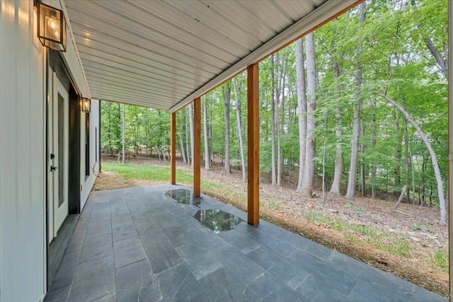2365 Lakewood Forest Rd, Moneta, VA 24121 - view of patio with a view of trees
