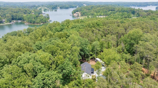 2365 Lakewood Forest Rd, Moneta, VA 24121 - drone / aerial view of a forest and a nearby body of water