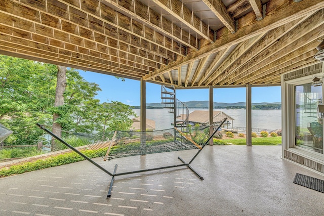 1230 Nature Ln Unit 1, Union Hall, VA 24176 - view of patio featuring a water view