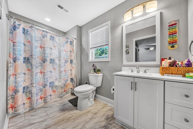 2027 Clinton Ave SE, Roanoke, VA 24013 - bathroom with marble look tiles, vanity, and a shower with shower curtain