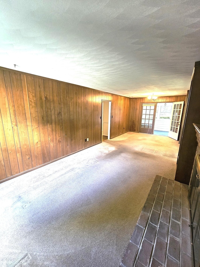 2633 Wood Warbler Ln, Roanoke, VA 24018 - carpeted spare room with wooden walls