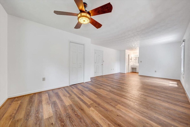 112 Sedgefield Ln, Vinton, VA 24179 - unfurnished room featuring ceiling fan and wood finished floors
