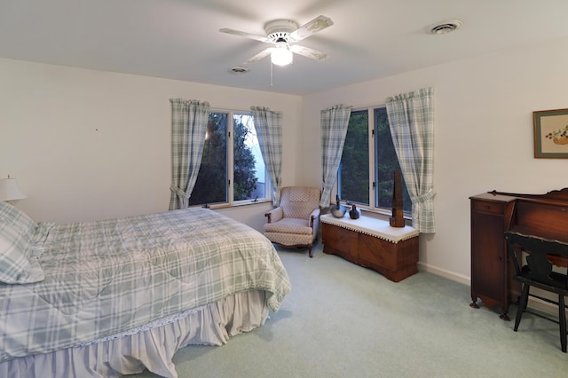 126 Windmere Trl, Moneta, VA 24121 - bedroom with carpet floors and ceiling fan