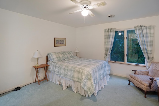 126 Windmere Trl, Moneta, VA 24121 - bedroom featuring carpet floors and ceiling fan