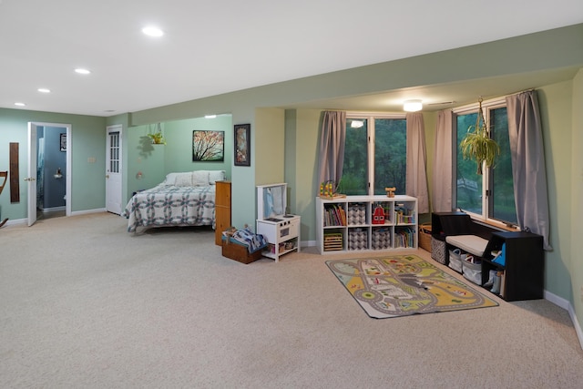 126 Windmere Trl, Moneta, VA 24121 - carpeted bedroom with recessed lighting and baseboards
