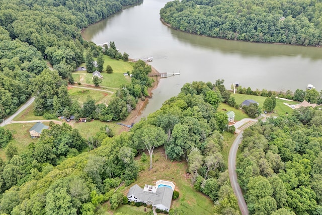 304 Blazing Ridge Dr Unit 0, Pittsville, VA 24139 - view of property location featuring a large body of water and a heavily wooded area