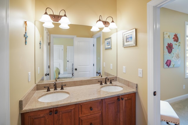 414 Augusta Way, Wirtz, VA 24184 - full bath with double vanity and connected bathroom