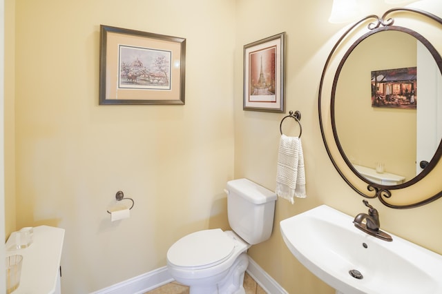 414 Augusta Way, Wirtz, VA 24184 - half bathroom featuring a sink and baseboards
