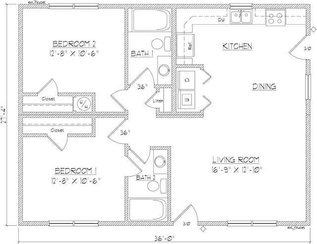 1812 Hardy Rd, Vinton, VA 24179 - view of room layout