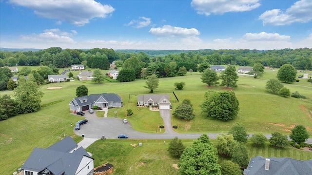 156 Bentgrass Dr, Hardy, VA 24101 - aerial view of residential area with a tree filled landscape