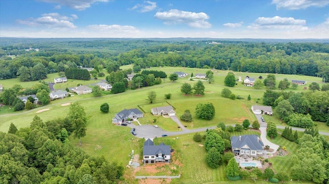 156 Bentgrass Dr, Hardy, VA 24101 - aerial perspective of suburban area featuring a forest