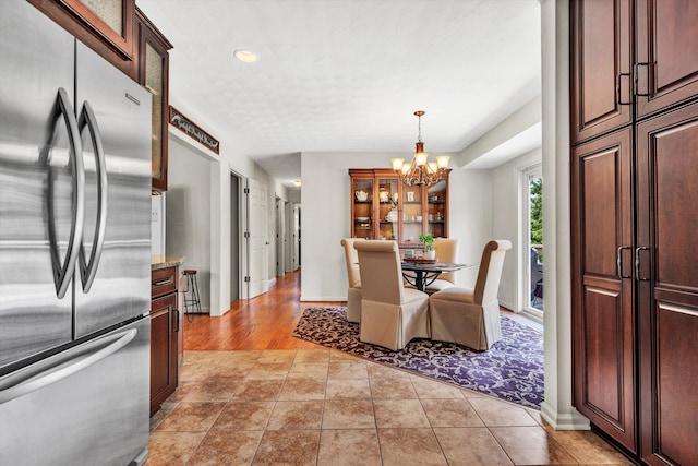 716 Arcadia Cir, Vinton, VA 24179 - dining room featuring a chandelier and recessed lighting