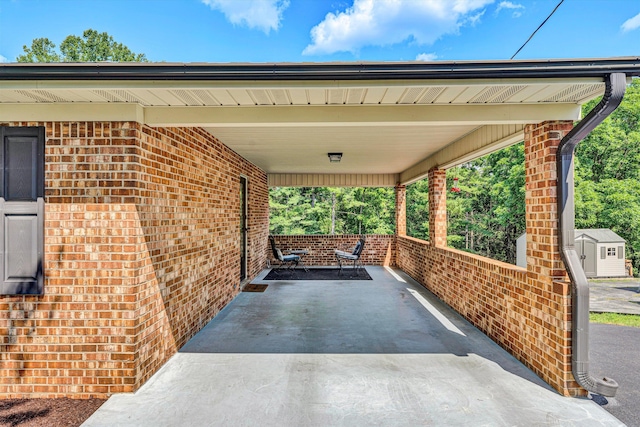 716 Arcadia Cir, Vinton, VA 24179 - view of patio featuring a carport