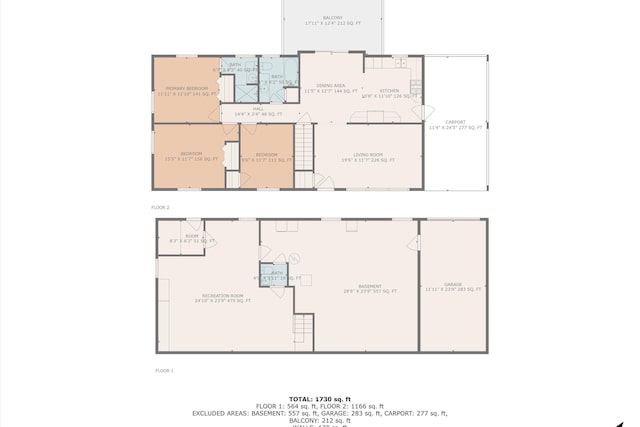 716 Arcadia Cir, Vinton, VA 24179 - view of property floor plan