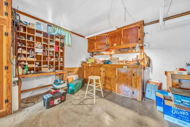 4362 Fontaine Cir, Roanoke, VA 24018 - misc room with unfinished concrete flooring