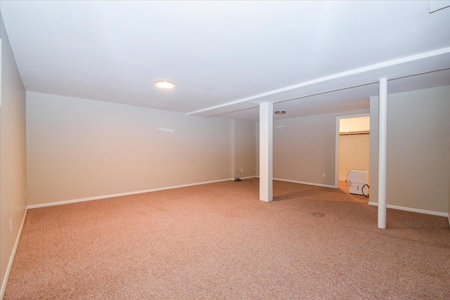 115 Bartley Dr, Salem, VA 24153 - finished below grade area with carpet