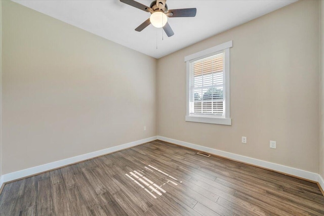 3141 Trinity Rd, Troutville, VA 24175 - unfurnished room featuring wood finished floors and ceiling fan