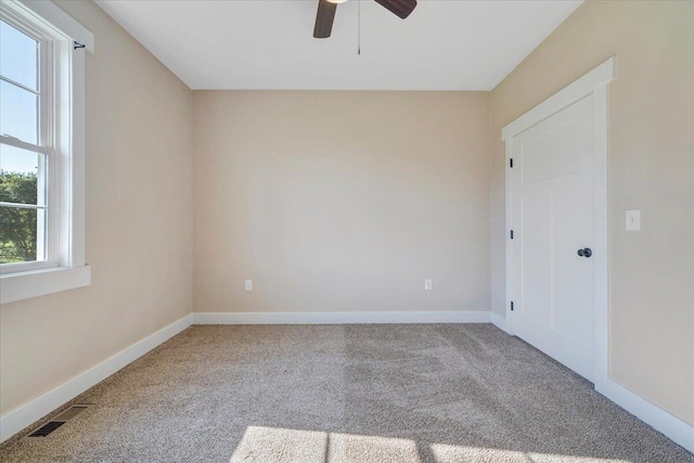 3141 Trinity Rd, Troutville, VA 24175 - empty room featuring a ceiling fan and carpet floors